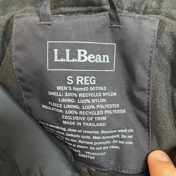 L.L. Bean Men's Wildcat Waterproof Insulated Snow Pants Black Ski Winter Size S - Picture 3 of 13